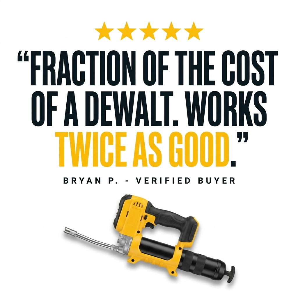 GreaseVolt - Cordless Grease Gun
