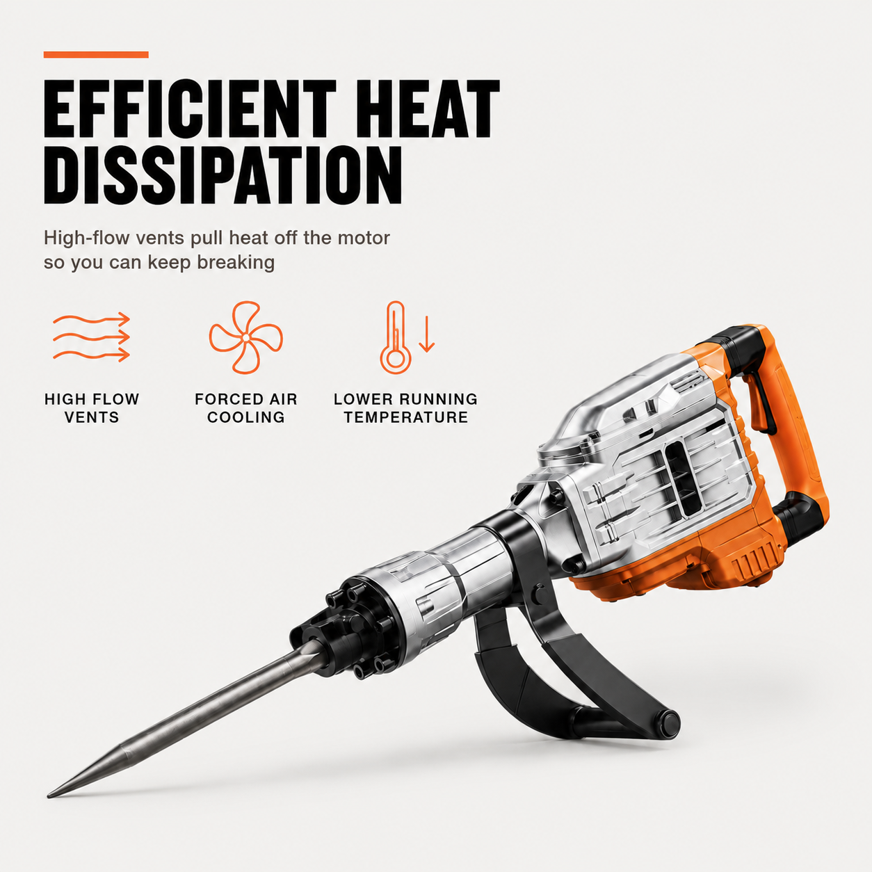 FITO TerraBreaker included flat and point chisel bits