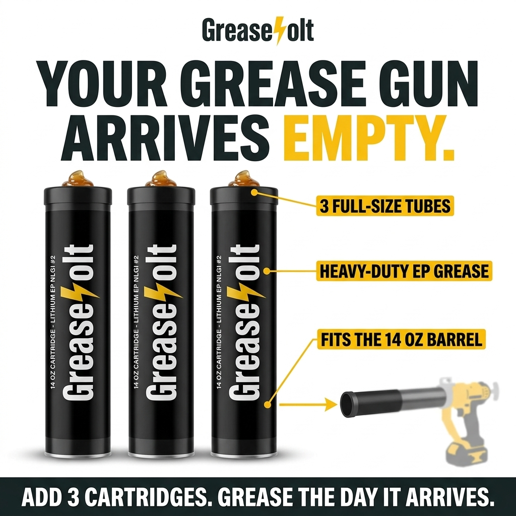 14 oz Grease Cartridge 3-Pack